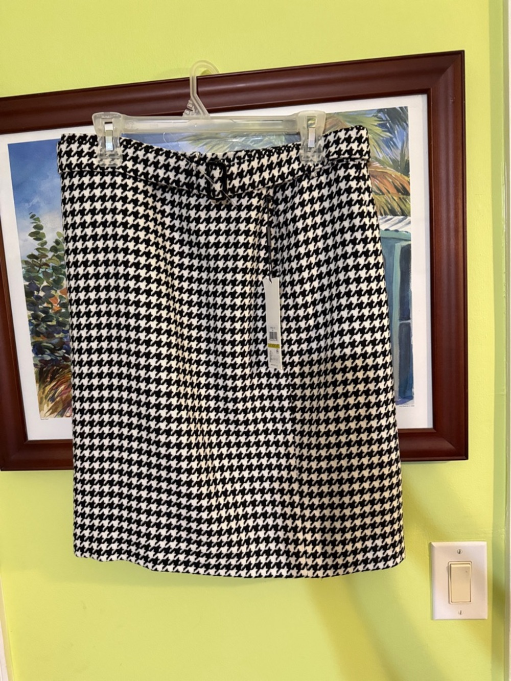 A-Line Skirt - Black & White